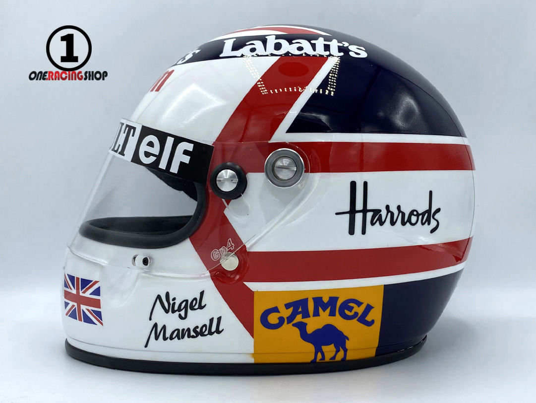 Nigel Mansell 1992 F1 Helmet / Team Willians