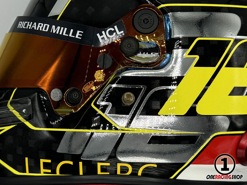 Thumbnail: Charles Leclerc 2024 Monza GP F1 Helmet / Team Ferrari
