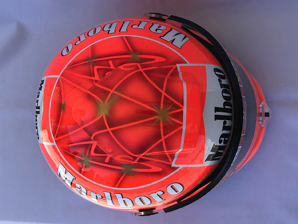 Thumbnail: Michael Schumacher 2004 Monza GP F1 Helmet / Team Ferrari