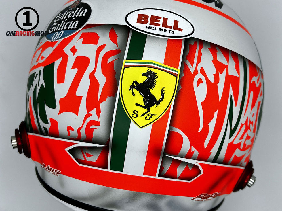 Thumbnail: Charles Leclerc 2021 Imola GP F1 Helmet / Team Ferrari