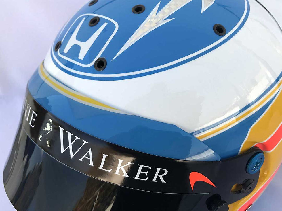 Thumbnail: Fernando Alonso 2017 F1 Helmet / Team Ferrari