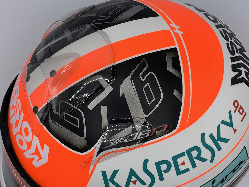 Thumbnail: Charles Leclerc 2019 F1 Helmet / Team Ferrari