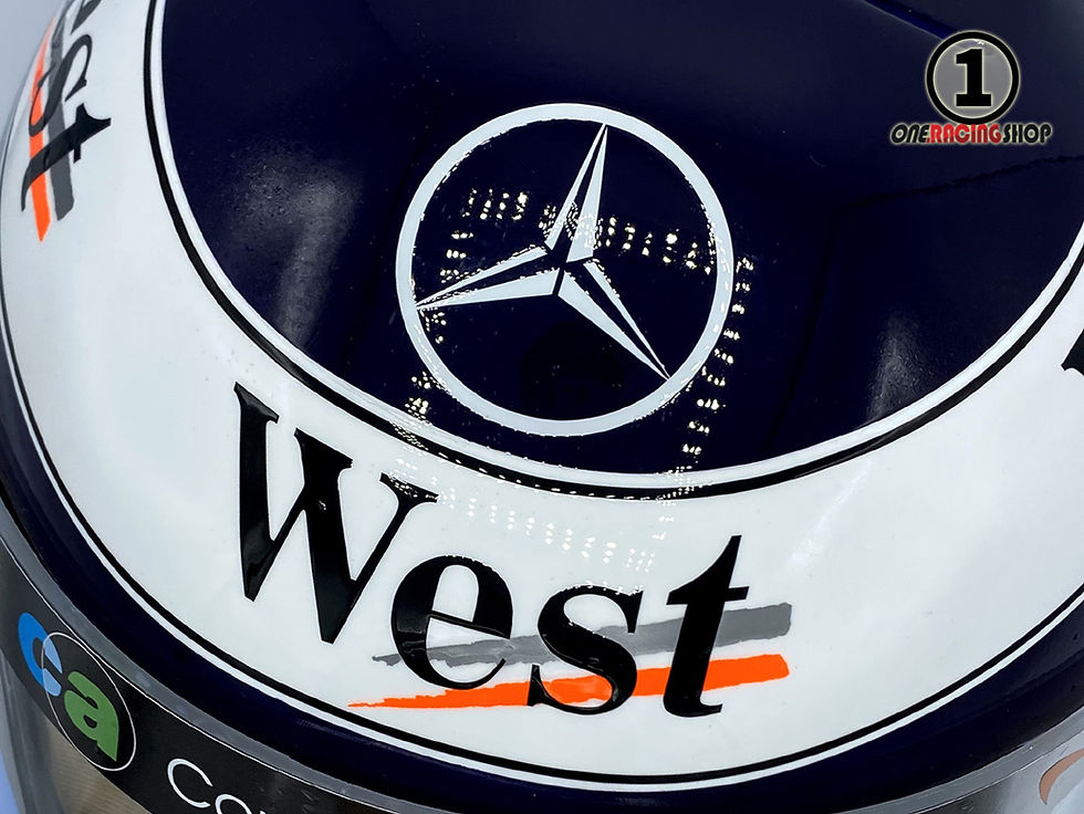 Thumbnail: Mika Hakkinen 2001 F1 Helmet / Team Mc Laren