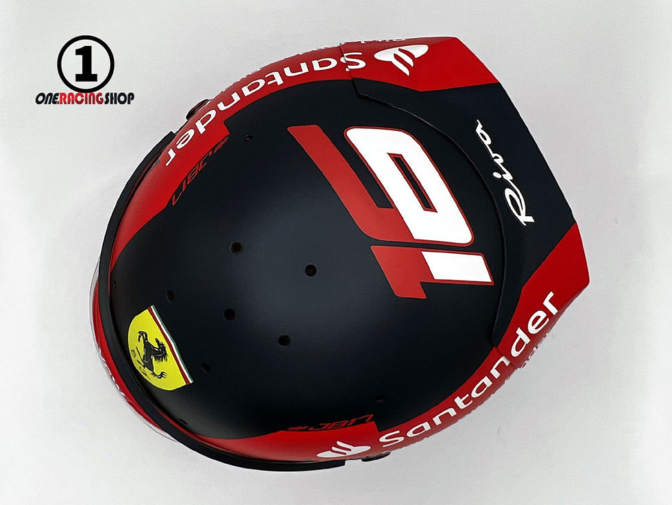 Thumbnail: Charles Leclerc 2023 Villeneuve Tribute F1 Helmet / Team Ferrari