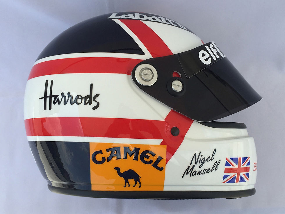 Thumbnail: Nigel Mansell 1992 Zeon F1 Helmet / Team Willians