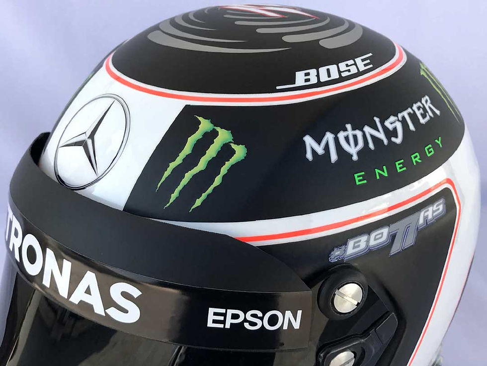 Thumbnail: Valtteri Bottas 2017 F1 Helmet / Team Mercedes AMG