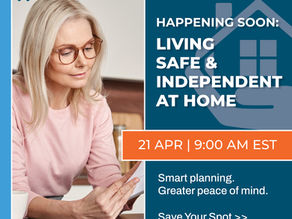 Living Safe and Independent at Home: Free AMBA Webinar