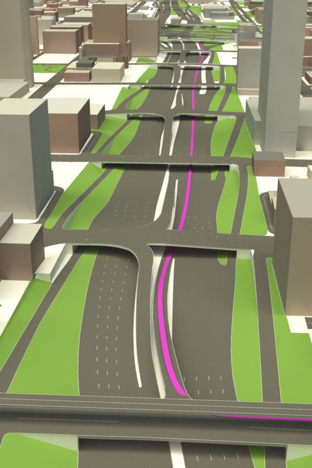 3D roadways
