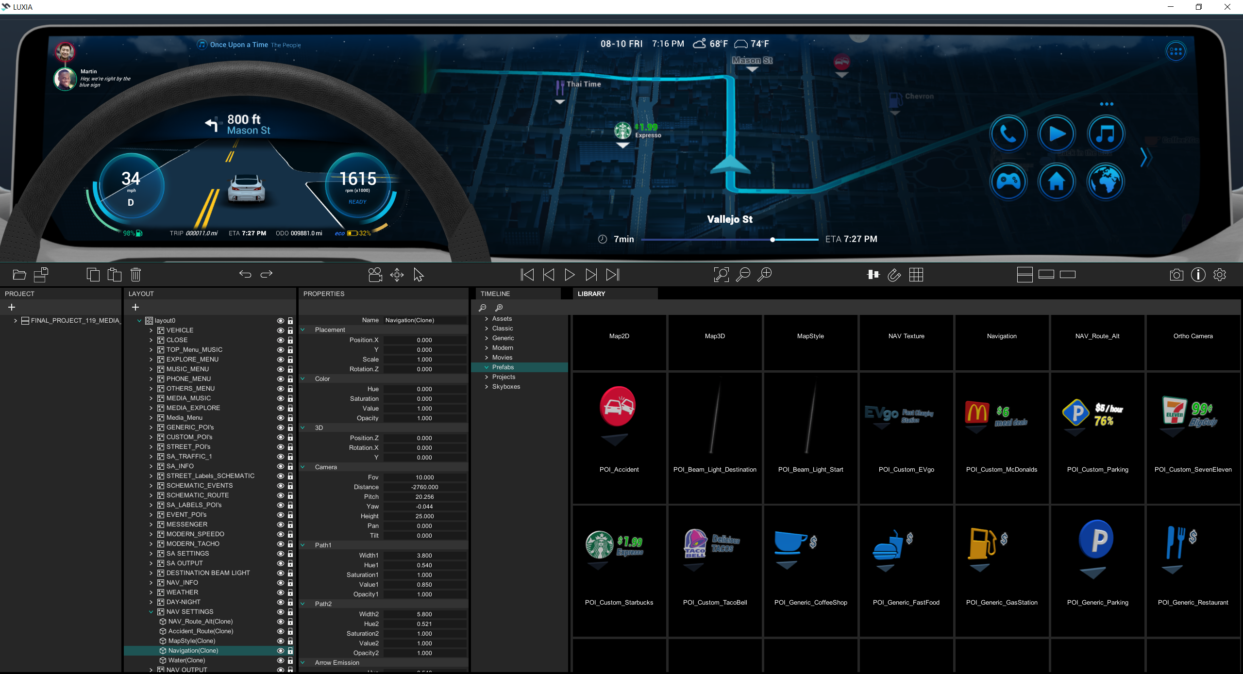 HMI designer UI