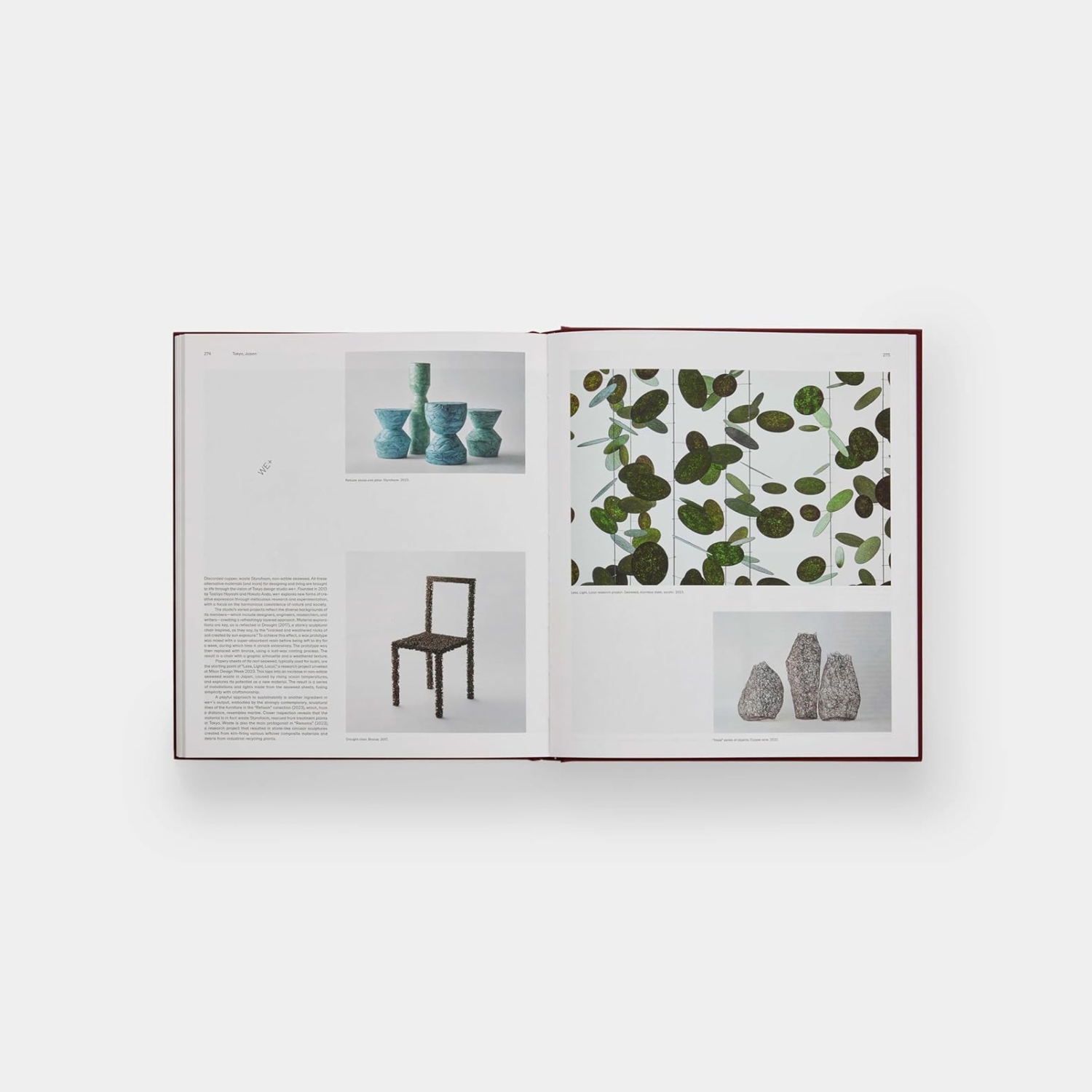Interior spreads of an illustrated design book featuring images researched by freelance picture researcher Angelika Pirkl, specialised in art and design.