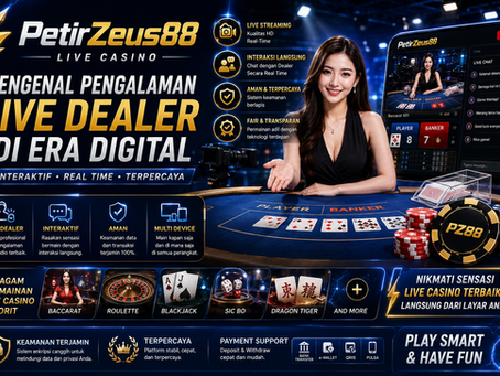 PetirZeus88 Live Casino dengan dealer profesional dan permainan live streaming real time