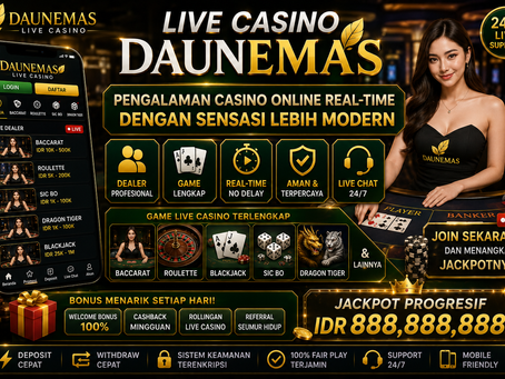Live Casino DaunEmas pengalaman casino online real-time dengan sensasi lebih modern