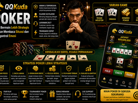 poker qqkuda strategi membaca situasi kontrol emosi permainan