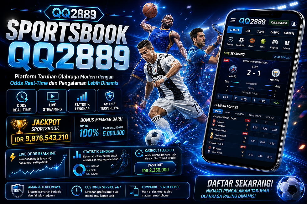 sportsbook qq2889 odds real time taruhan olahraga modern