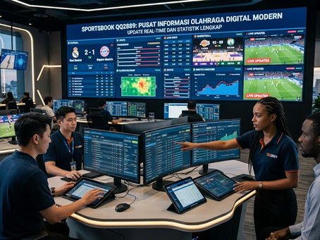 Sportsbook QQ2889 dengan tampilan statistik olahraga real-time dan informasi pertandingan modern.