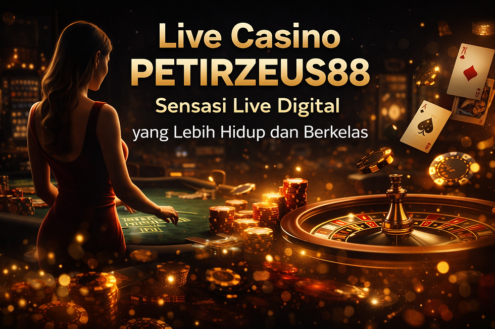 Banner Live Casino PETIRZEUS88 ā Sensasi Live Digital, Dealer Profesional, dan Permainan Real-Time