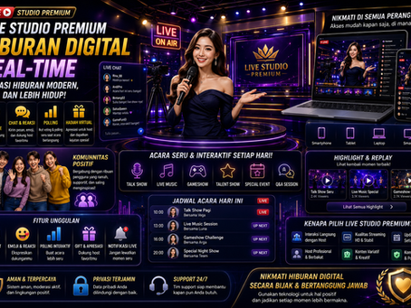 Live Casino DAUNEMAS menampilkan teknologi live dealer dengan streaming real-time dan antarmuka interaktif