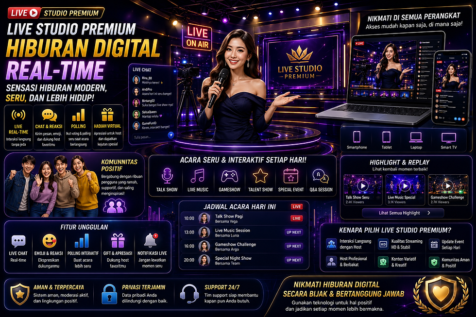 Live Casino DAUNEMAS menampilkan teknologi live dealer dengan streaming real-time dan antarmuka interaktif