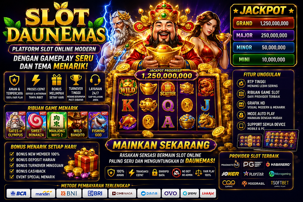 Slot DaunEmas platform slot online modern dengan gameplay seru dan tema menarik