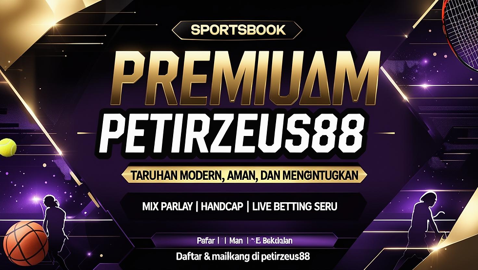 Sportsbook PetirZeus88 – Taruhan Modern, Aman, dan Menguntungkan