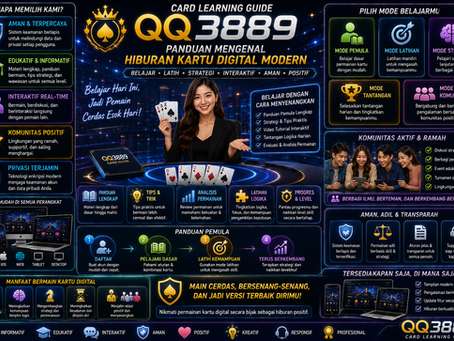 Poker QQ3889 menampilkan meja kartu digital modern dengan kartu virtual, fitur interaktif, panel real-time, elemen angka futuristik, dan tampilan mobile friendly