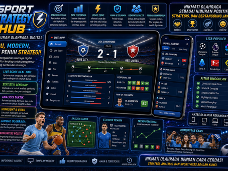 Sportsbook PetirZeus88 menampilkan dashboard olahraga digital dengan live score, statistik pertandingan, dan strategi analisis data
