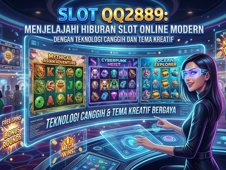 Slot QQ2889 dengan grafis premium, simbol bonus modern, dan tampilan permainan digital berkualitas tinggi.