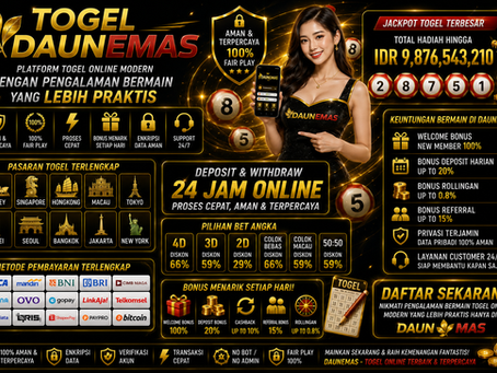 Togel DaunEmas platform togel online modern dengan pengalaman bermain yang lebih praktis