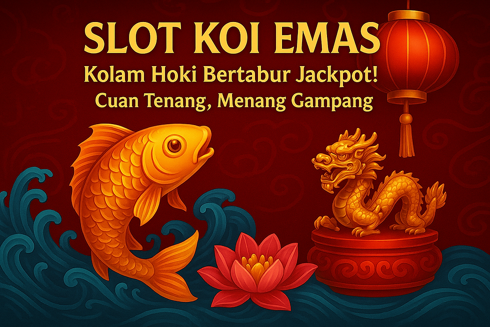 Slot Koi Emas bukan sekadar permainan slot biasa. Ia hadir dengan nuansa oriental yang elegan, penuh simbol keberuntungan seperti ikan koi, bunga lotus, dan naga emas. Di balik tampilannya yang menenangkan, tersembunyi peluang menang yang besar, stabil, dan konsistenācocok untuk pemain pemula maupun pemburu cuan sejati.