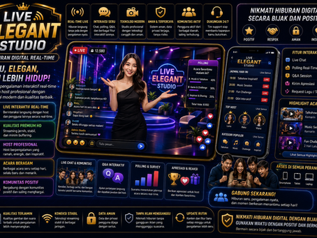 Live Casino DAUNEMAS menampilkan teknologi live dealer real-time dengan studio elegan dan antarmuka digital modern