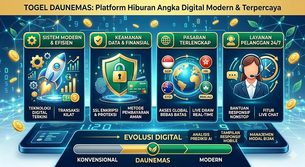 Ilustrasi sistem data digital modern Daunemas dengan teknologi cloud computing dan analitik informasi