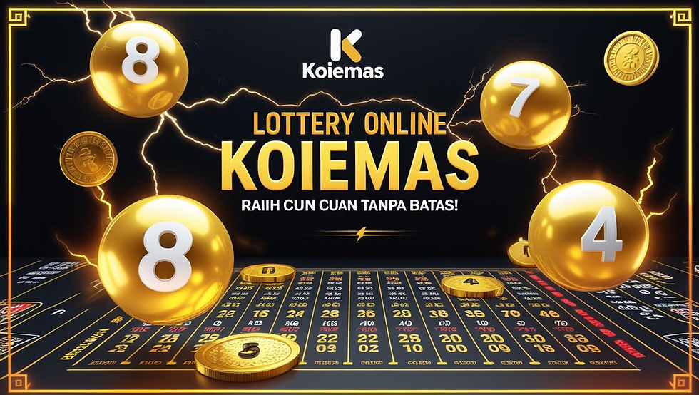 Permainan lottery atau togel online sudah menjadi salah satu bentuk hiburan digital paling diminati oleh para pecinta angka. Di situs Koiemas, kami menghadirkan layanan togel online resmi yang bisa diakses kapan saja, di mana saja, dengan fitur lengkap, hasil akurat, dan peluang menang tinggi. Jika kamu sedang mencari tempat bermain togel yang aman, gampang menang, dan penuh bonus, maka Koiemas adalah pilihan terbaik di 2025!