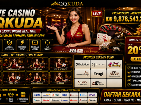 Live Casino QQKuda sensasi casino online real time dengan pengalaman bermain lebih modern
