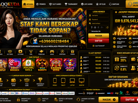 Slot QQKuda pilihan hiburan slot online modern dengan beragam permainan menarik