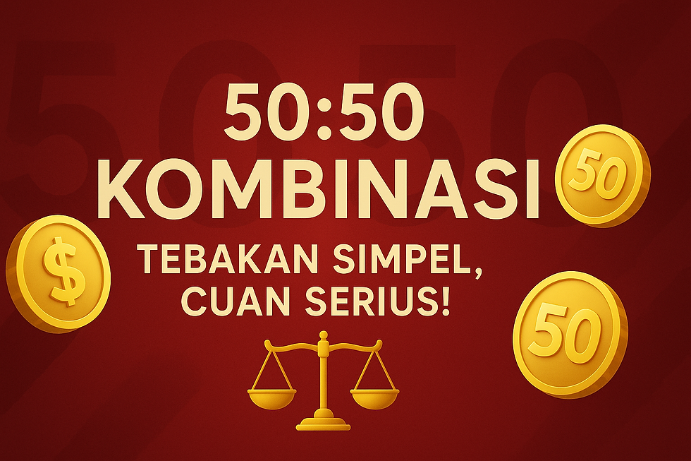 Buat kamu yang ingin main togel dengan peluang menang lebih besar dan sistem taruhan yang cerdas, saatnya coba 50:50 Kombinasi KOIEMAS! Jenis taruhan ini adalah versi lanjutan dari 50:50 umum, di mana kamu bisa menggabungkan beberapa pilihan dasar seperti besar/kecil dan ganjil/genap dalam satu kali taruhan. Lebih fleksibel, lebih menguntungkan, dan pastinya bikin cuan makin deras!