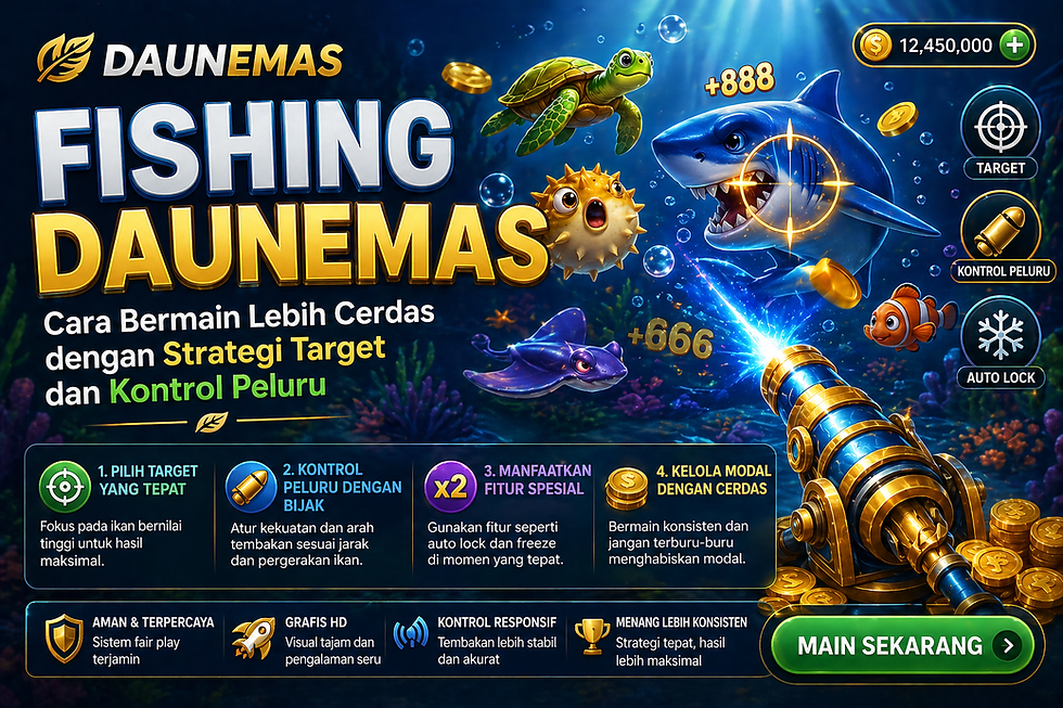 fishing daunemas strategi target kontrol peluru peluang menang