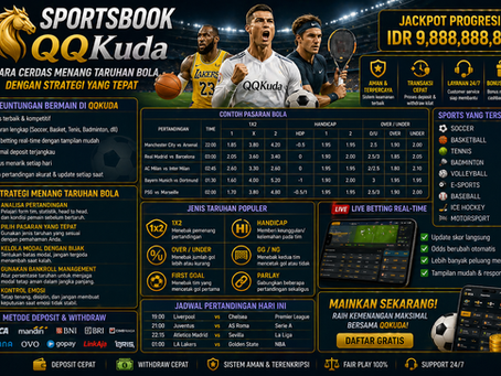 sportsbook qqkuda taruhan bola strategi menang cerdas