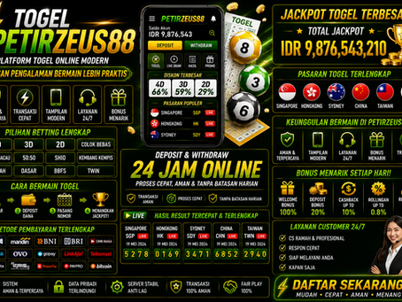 Togel PetirZeus88 platform togel online modern dengan pengalaman bermain lebih praktis