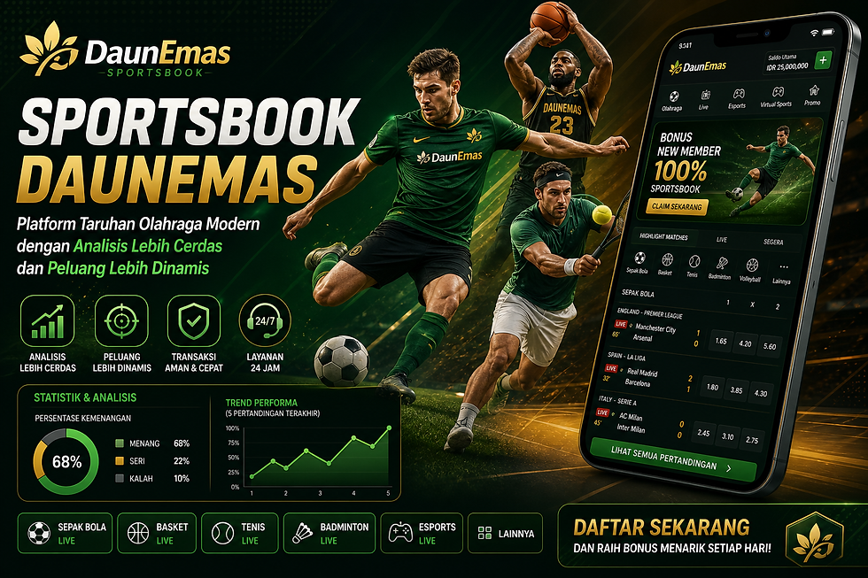 sportsbook daunemas analisis cerdas peluang dinamis taruhan olahraga