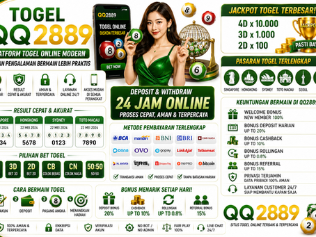 Togel QQ2889 platform togel online modern dengan pengalaman bermain lebih praktis