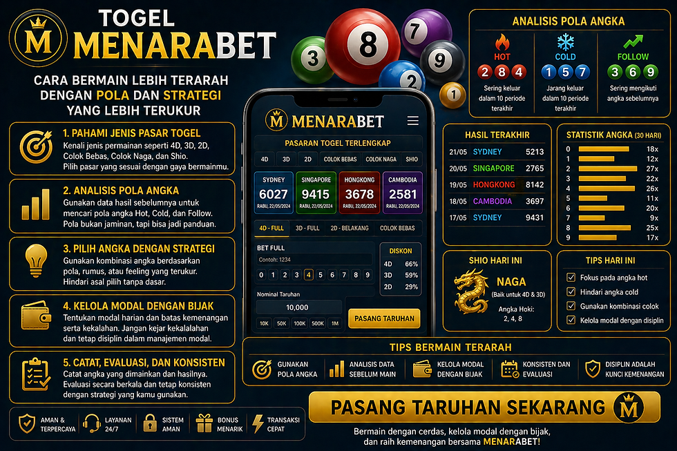 togel menarabet pola strategi terukur peluang menang