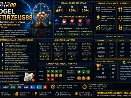 togel petirzeus88 strategi disiplin terencana peluang menang stabil