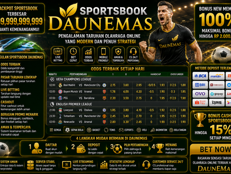 sportsbook daunemas taruhan olahraga online modern penuh strategi