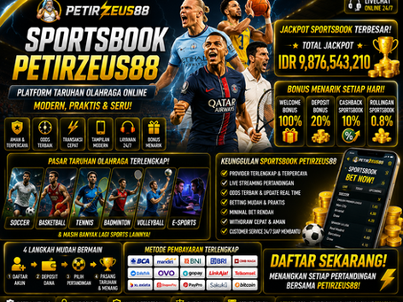 Sportsbook PetirZeus88 platform taruhan olahraga online modern yang praktis dan seru