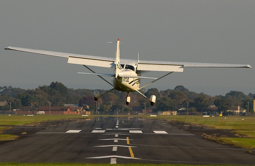 C172 landing