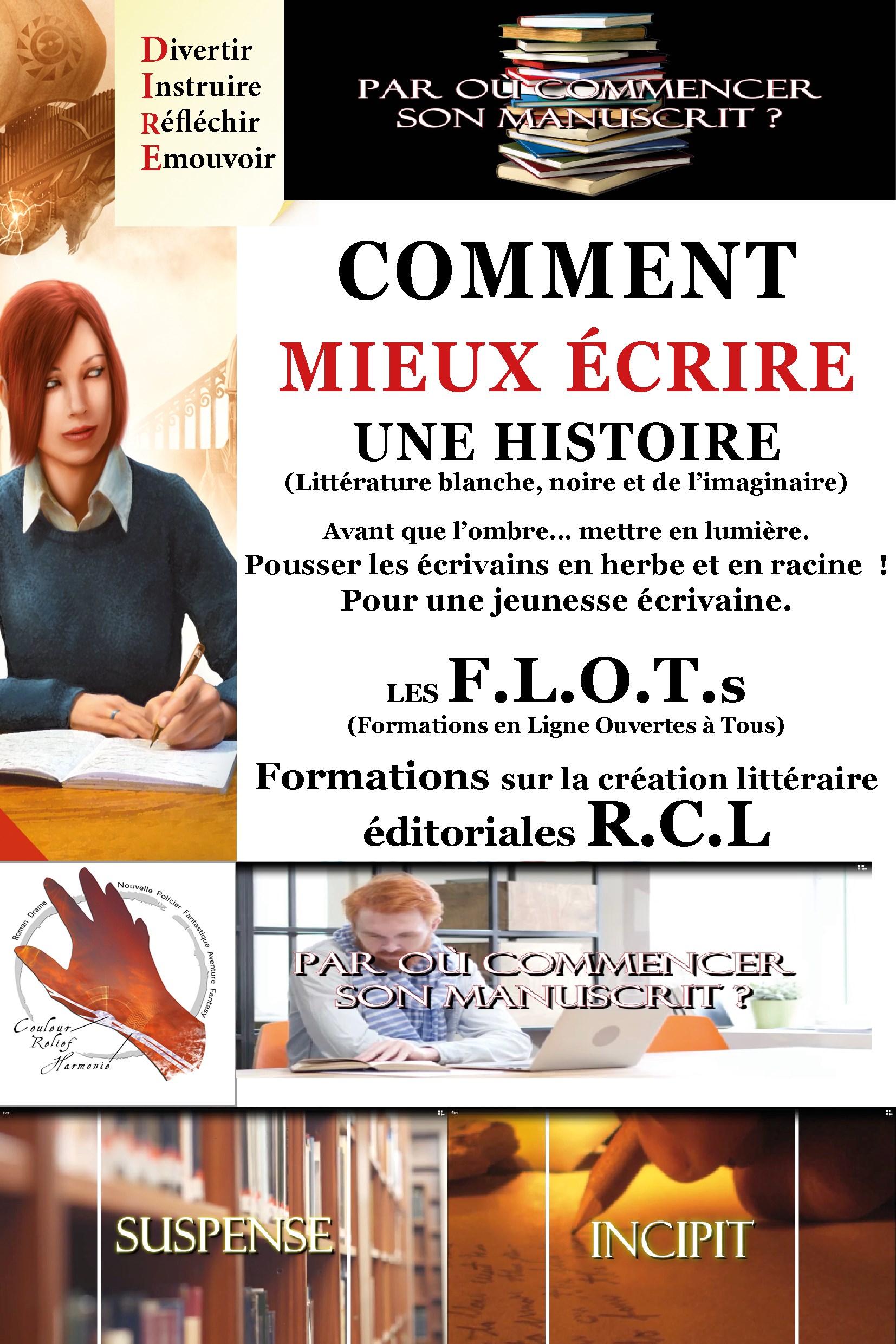F.L.O.T Formation en Ligne Ouverte à Tous sur la céation littéraire