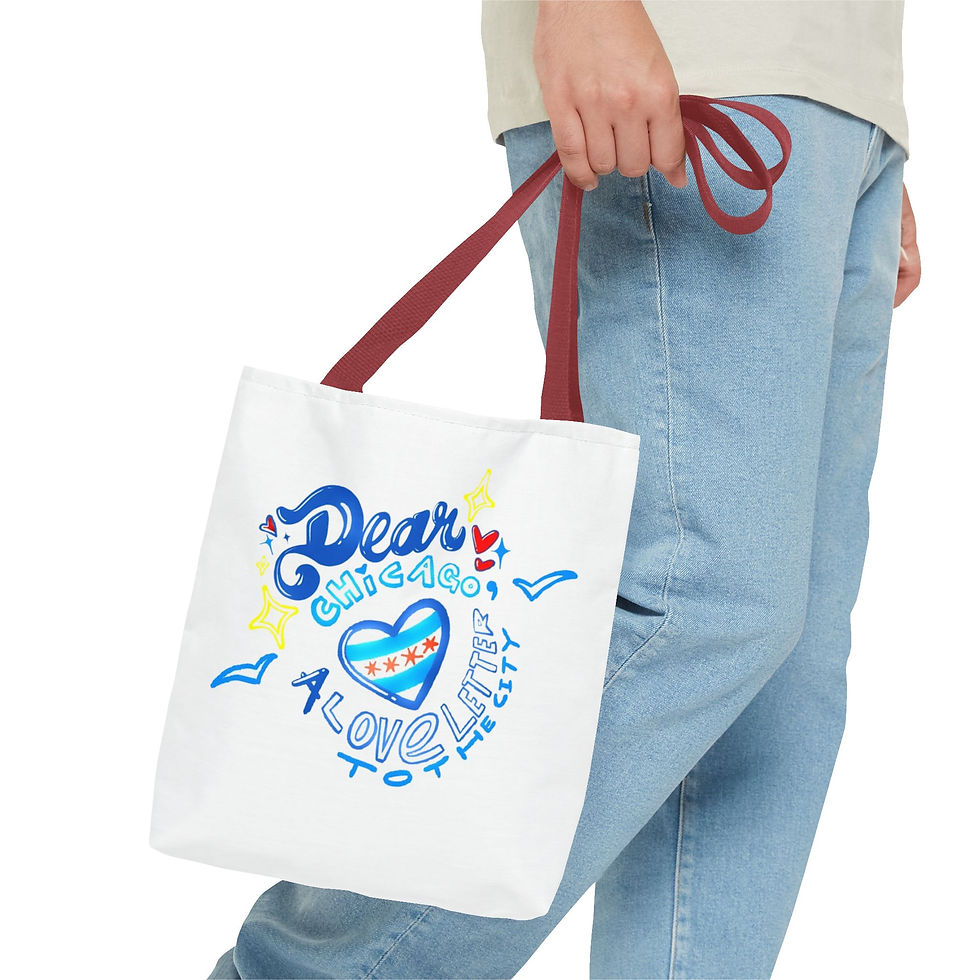 Thumbnail: Dear Chicago White Tote Bag