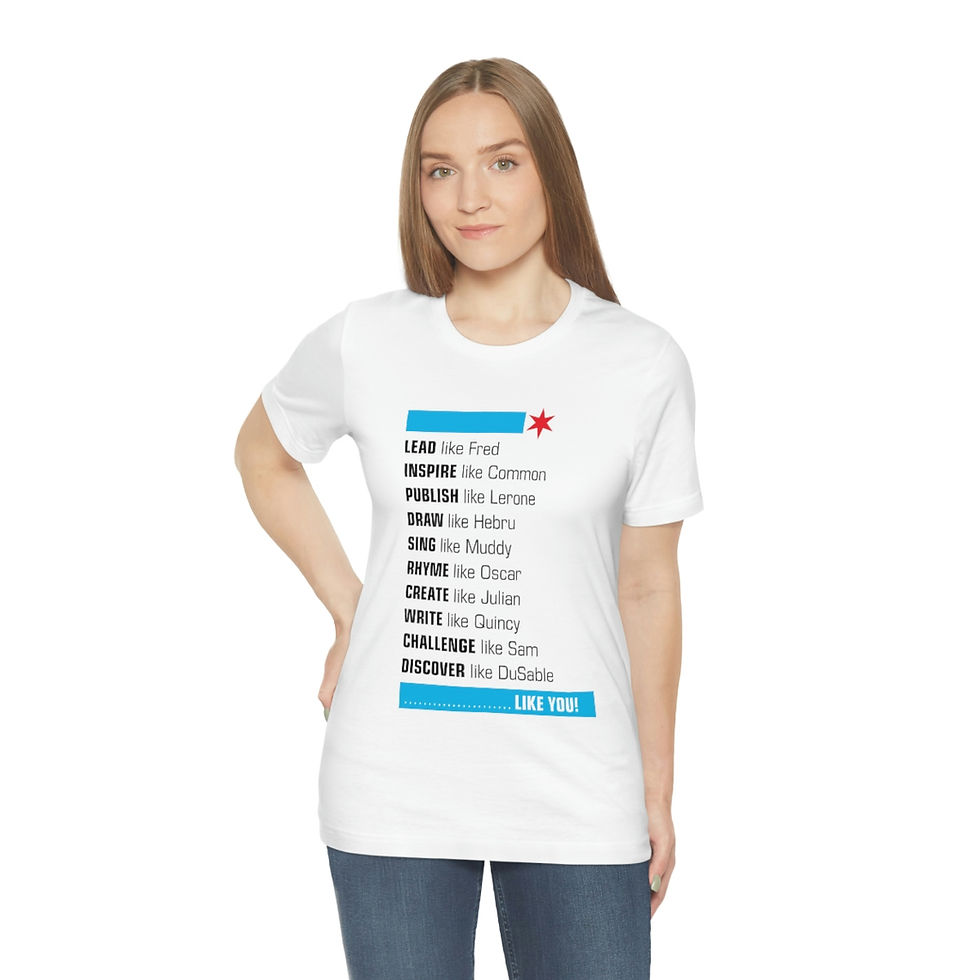 Thumbnail: "Like You" Tee - Blue/Red/Black (Chicago's Literary Kings Pt. 1)