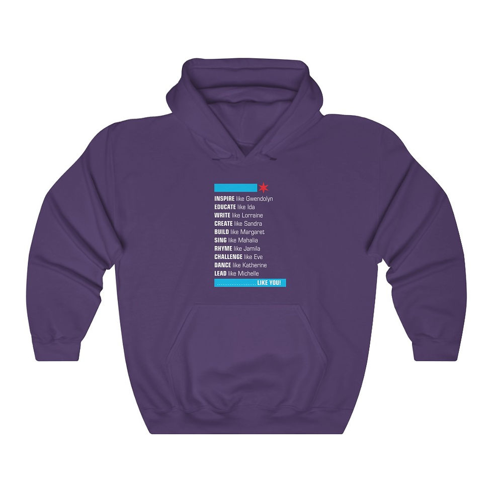 Thumbnail: "Like You" Heavy Blend™ Hooded Sweatshirt (Chicago's Literary Queens Pt. 1)