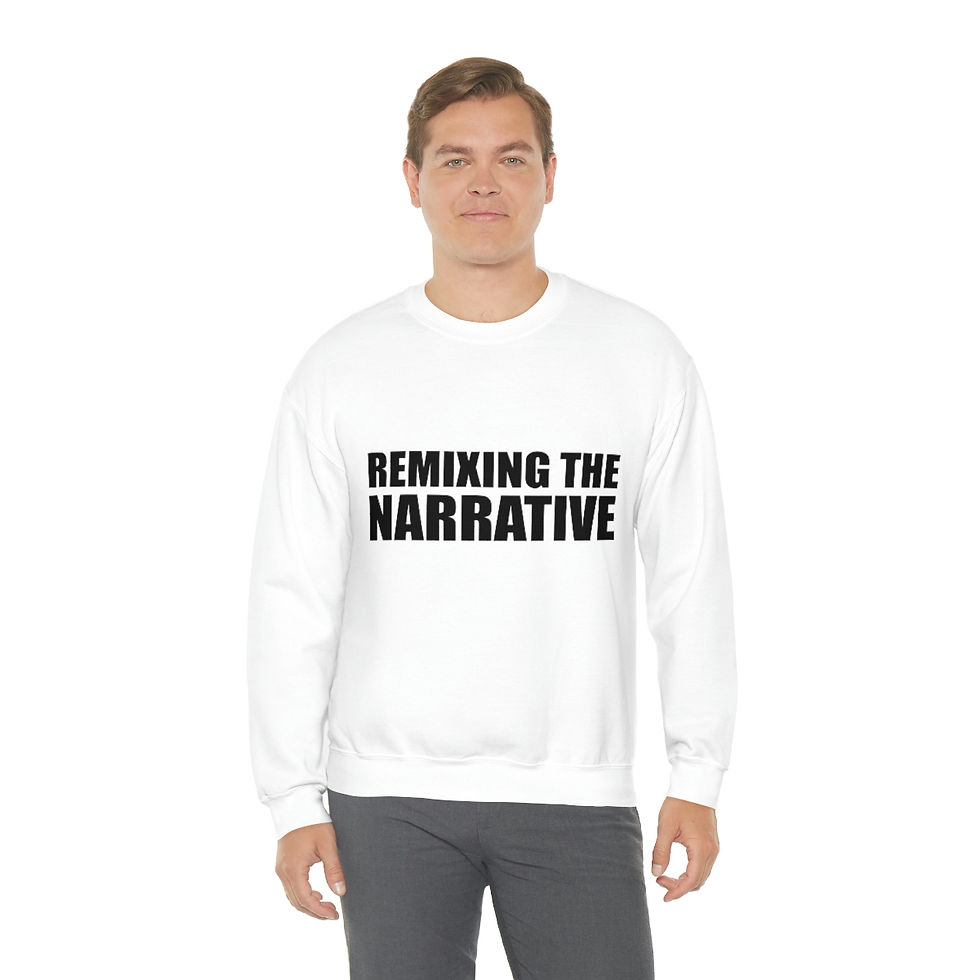 Thumbnail: "Remixing the Narrative" Heavy Blend™ Crewneck Sweatshirt